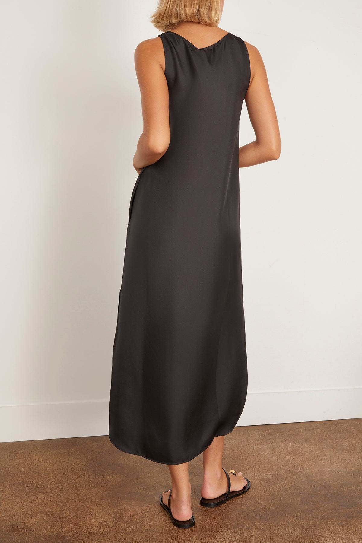 Nada Long Dress in Black - 4