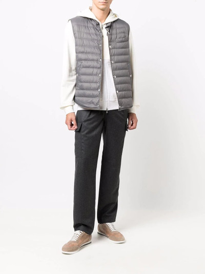 Brunello Cucinelli quilted puffer gilet outlook