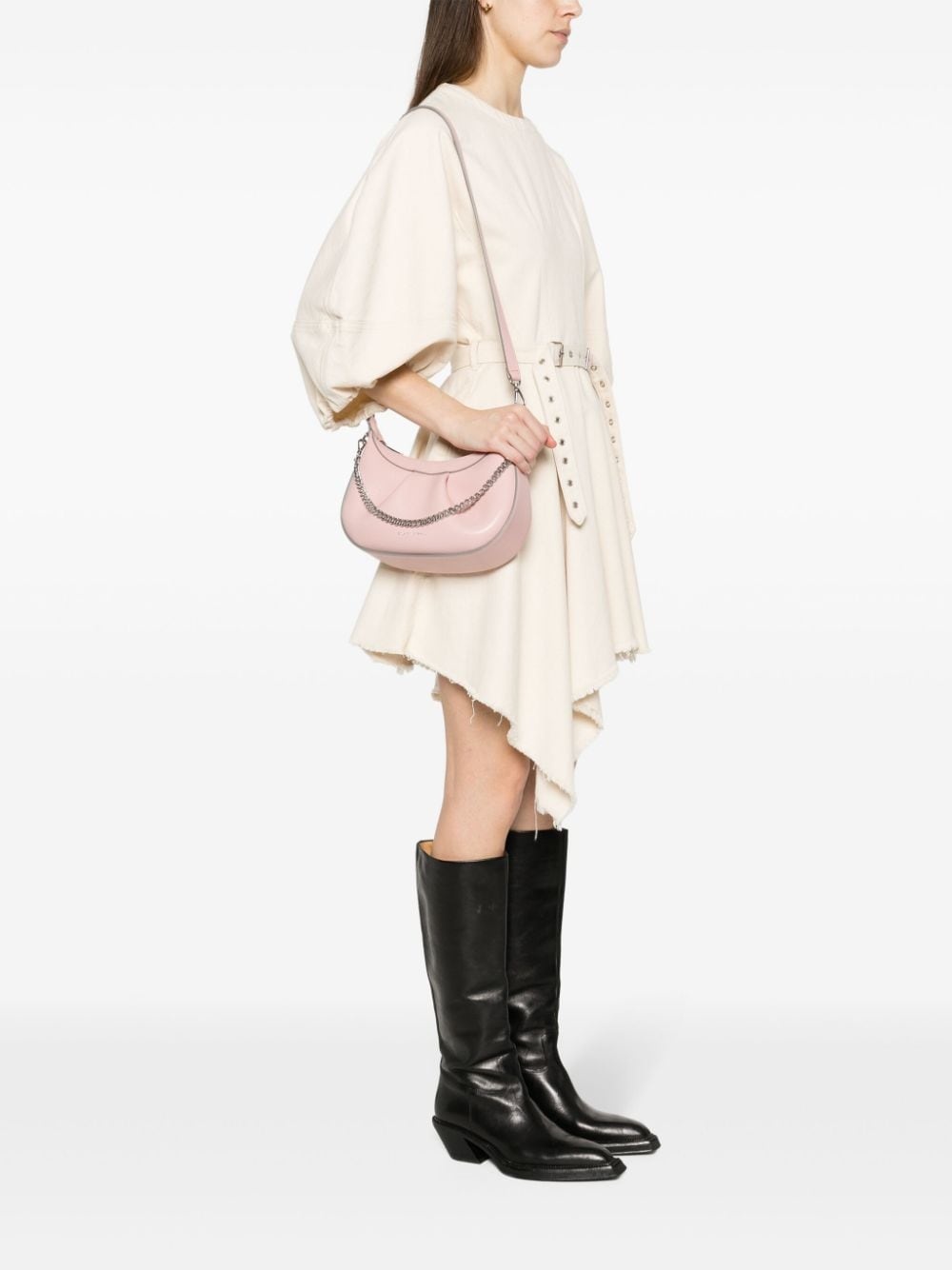 Stellar Crescent leather shoulder bag - 2