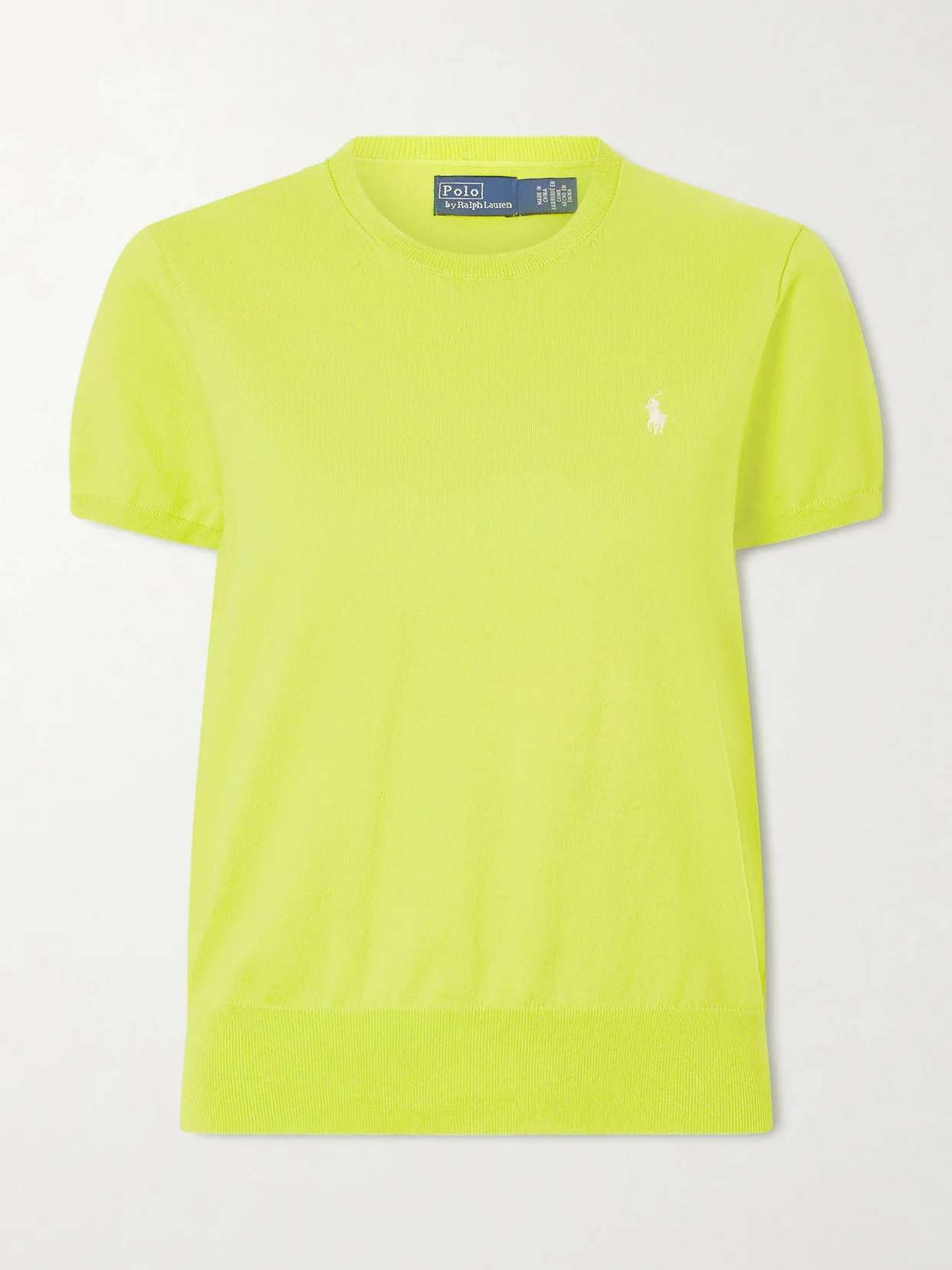 Embroidered Cotton-blend Sweater - 1