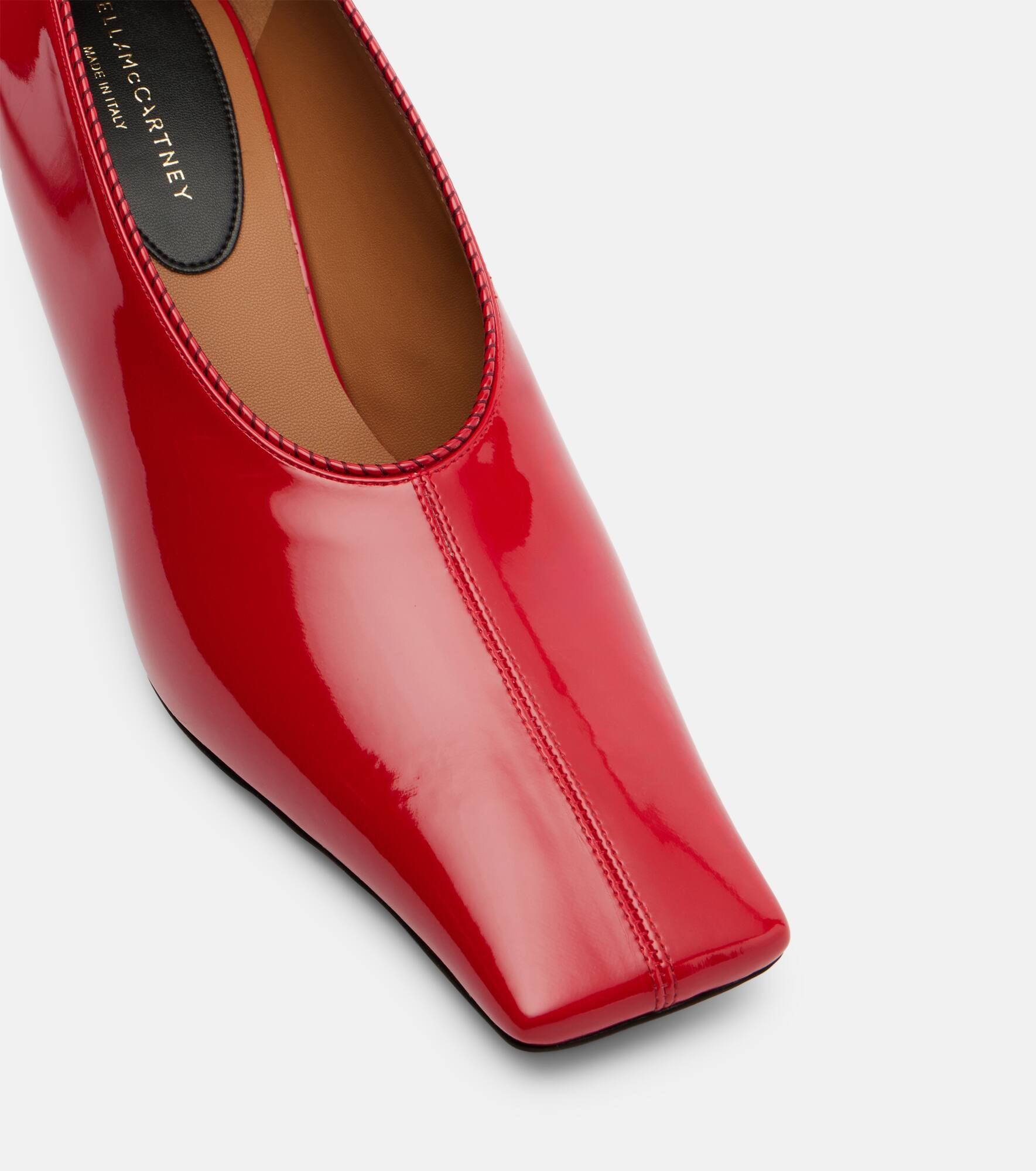 Faux leather pumps - 5