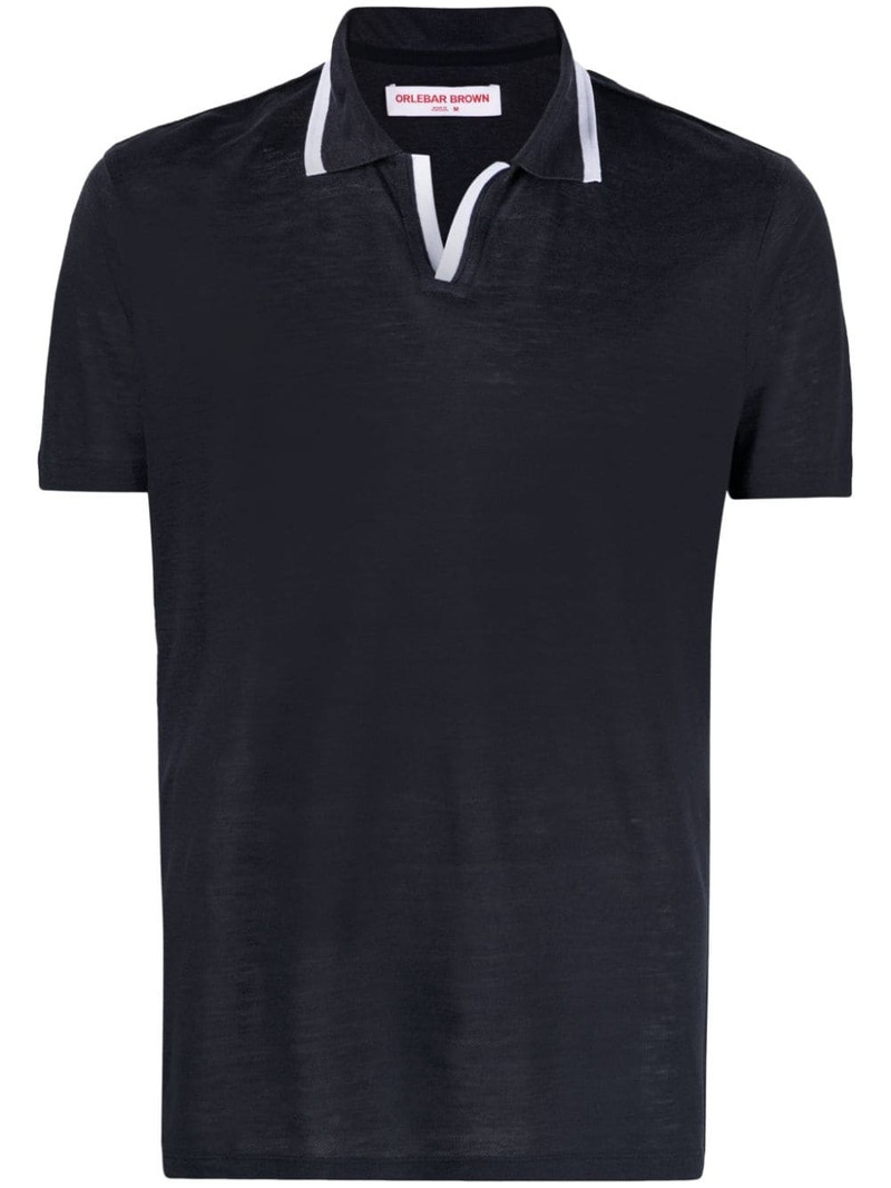 Felix linen piquÃ© polo shirt 1