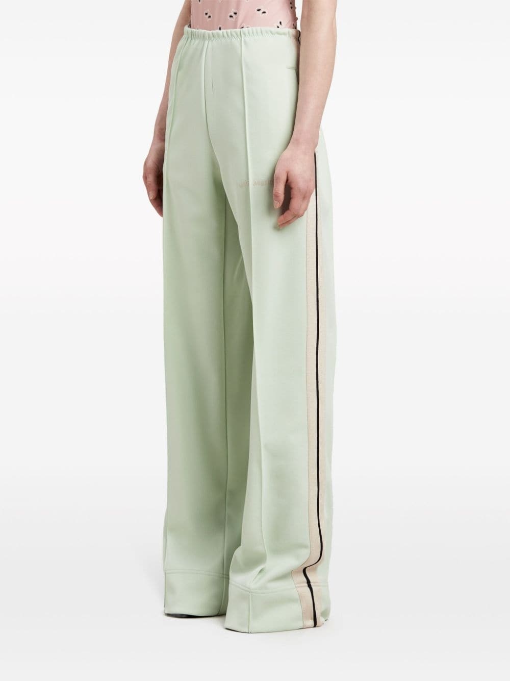 side-stripe track pants - 4
