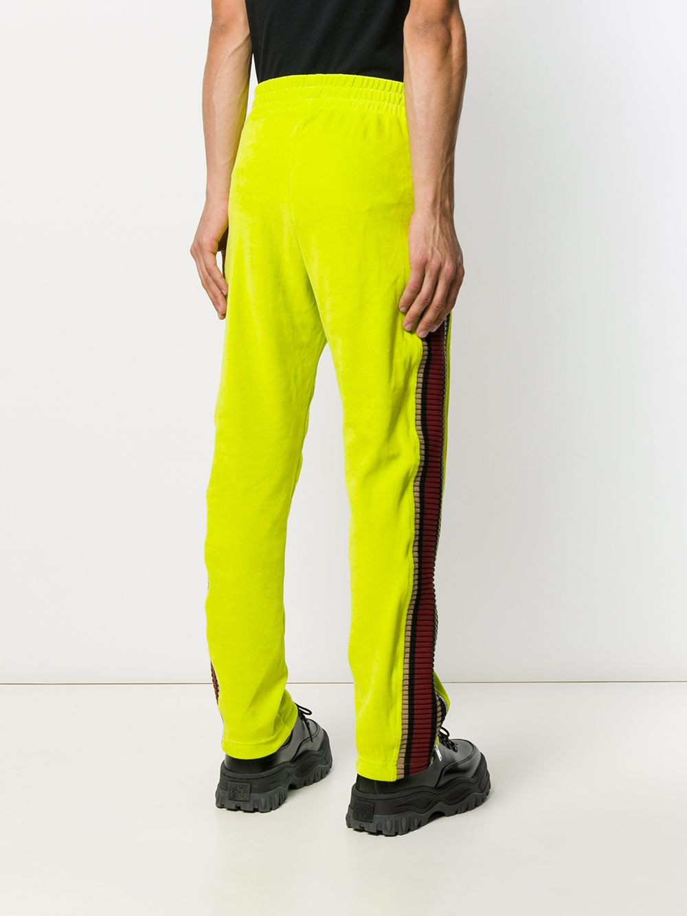 side stripe track pants - 4