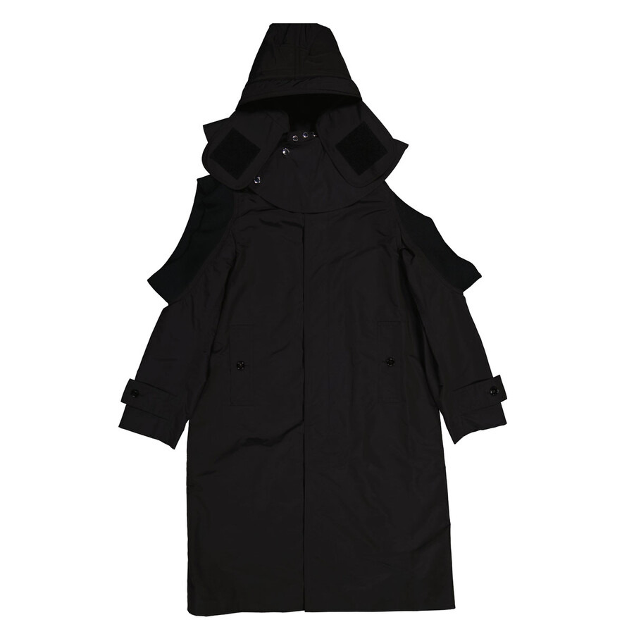 Burberry Nylon Deconstructed Single Breasted Coat - 7