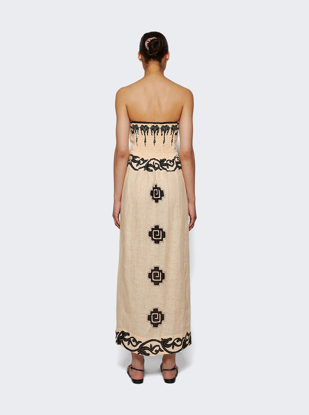 Ancient Dress Black And Ecru - 4