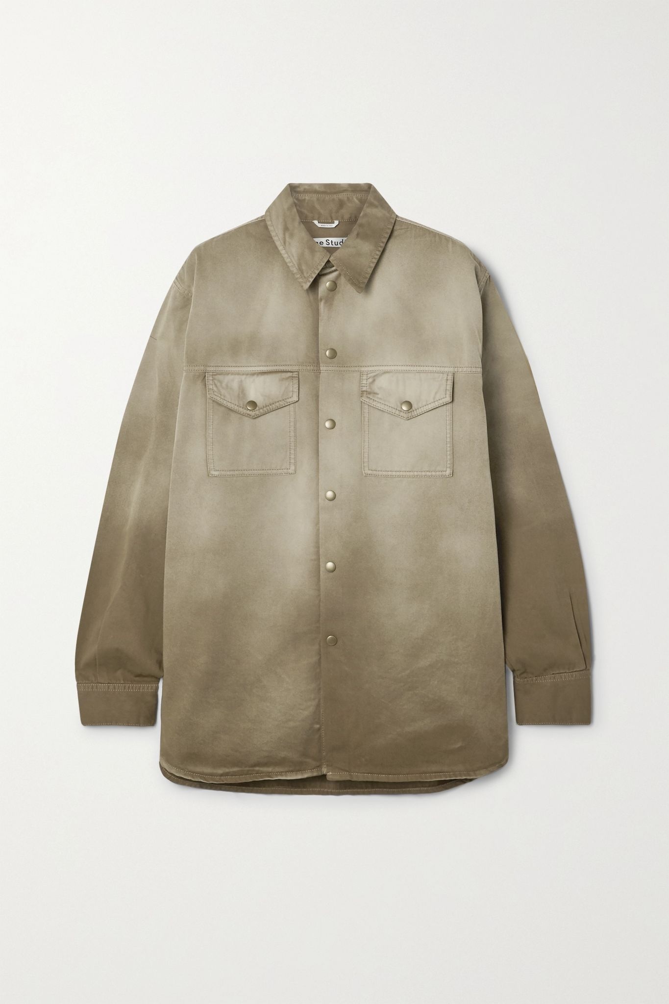 + NET SUSTAIN dégradé organic cotton-twill jacket - 1