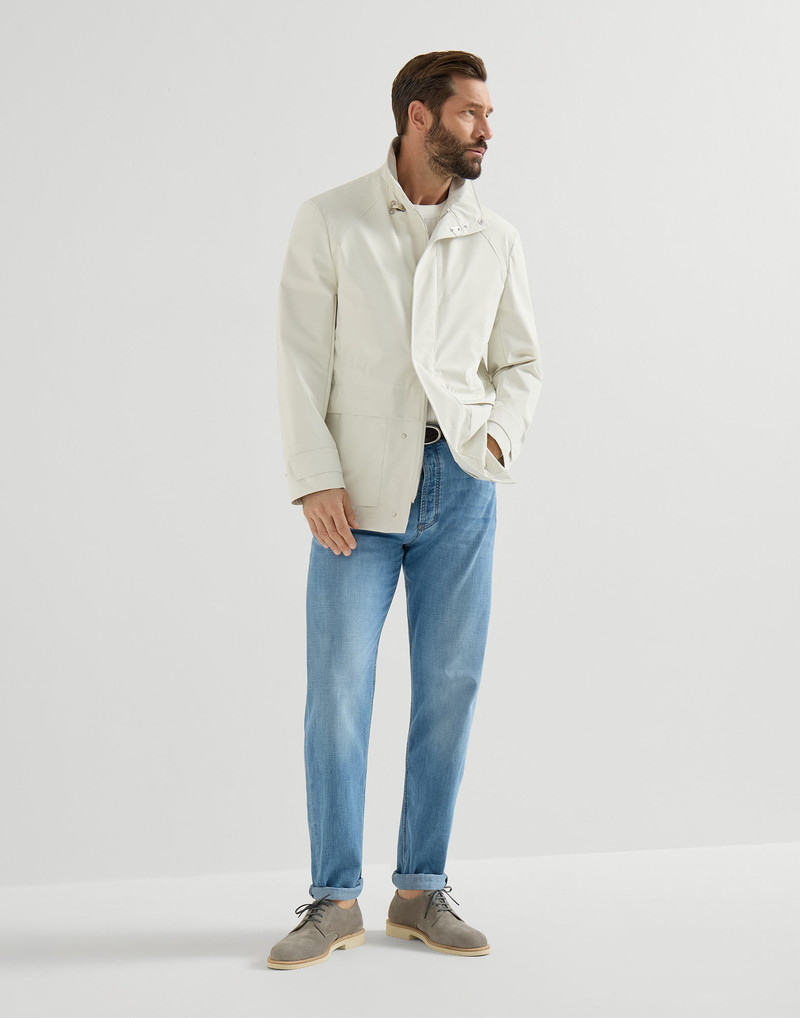 Brunello Cucinelli Reversed calfskin lightweight Derbys outlook