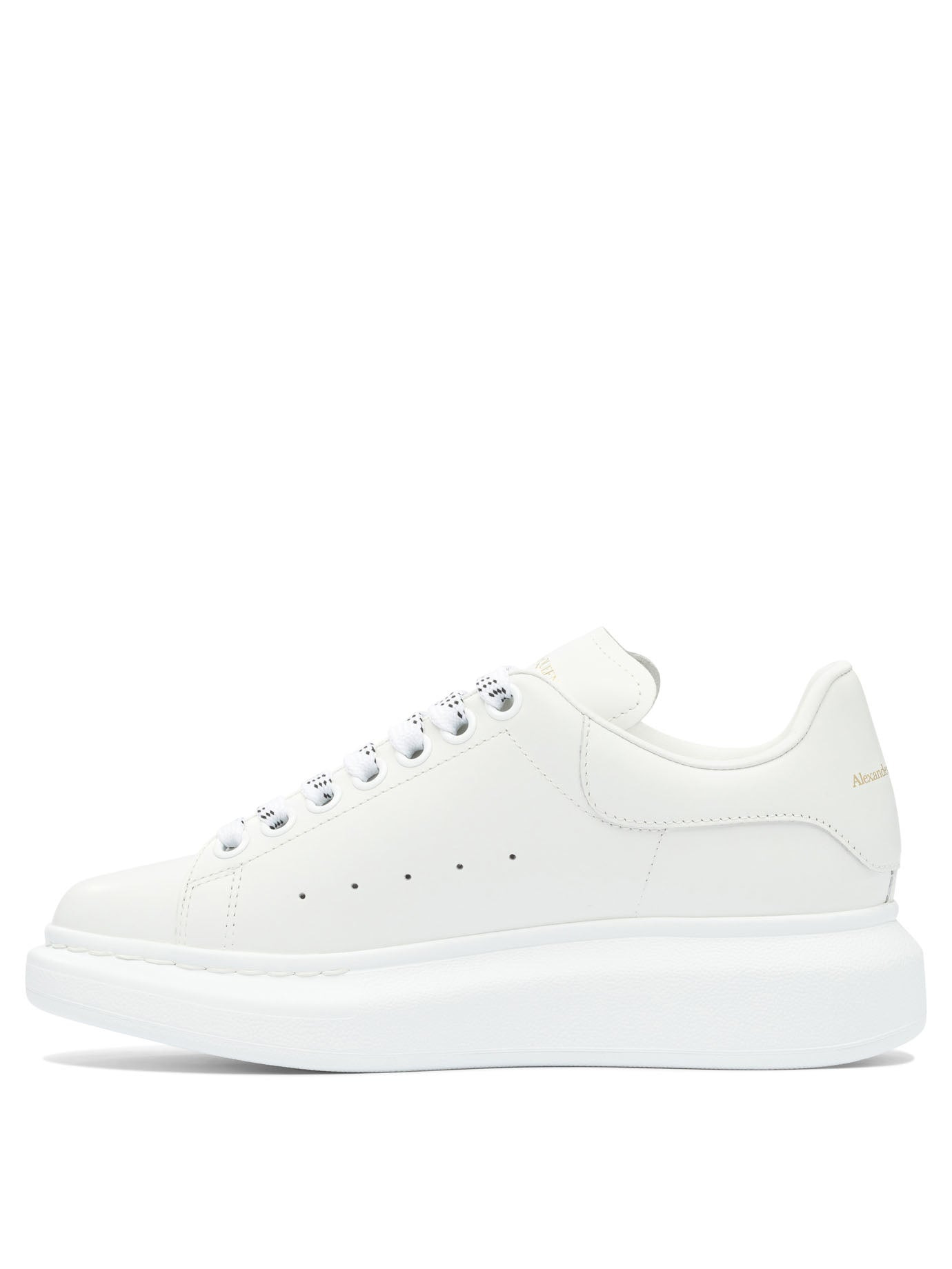 Alexander Mcqueen Leather Upper And Rubber Sole Sneaker - 3