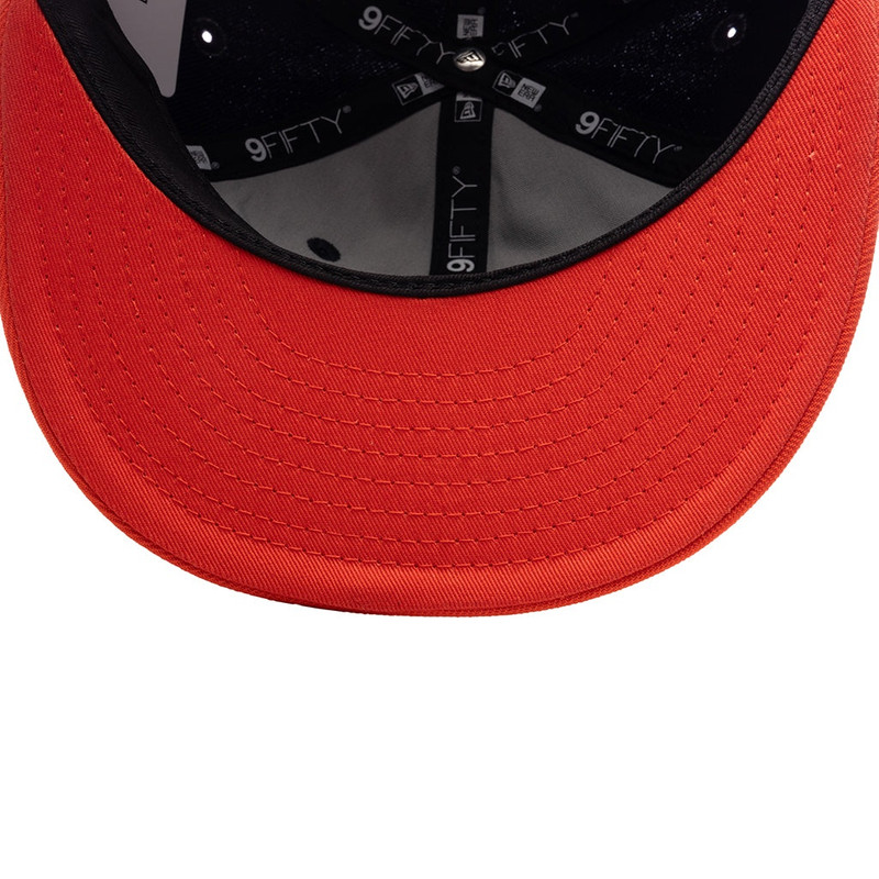 SAINT MICHAEL X NEW ERA MX6 H ASTROS CAP - NAVY/ORANGE 6
