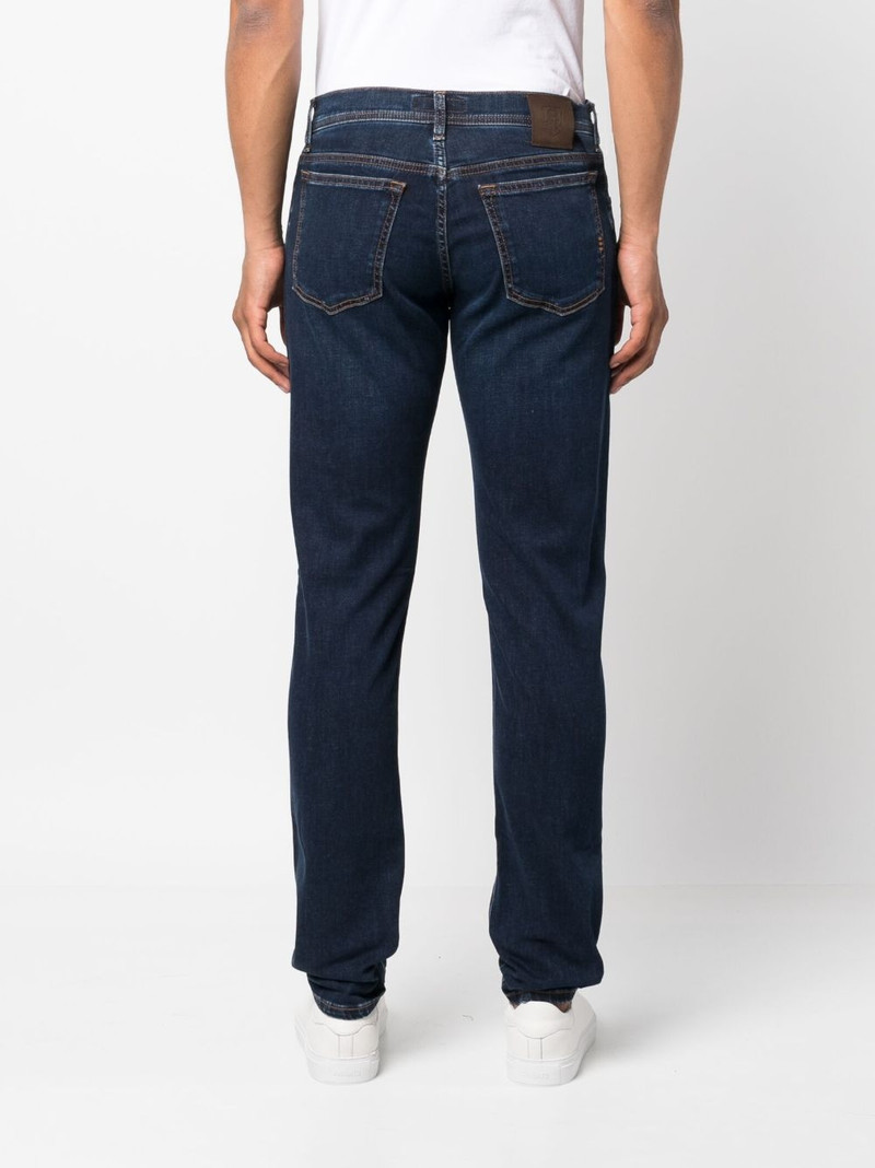low-rise straight-leg jeans 4