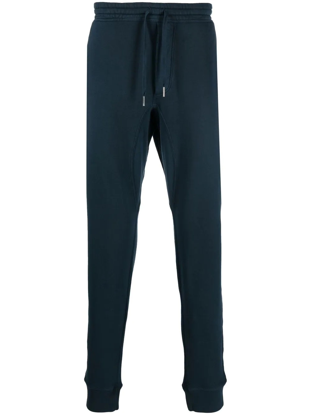 drawstring cotton track pants - 1