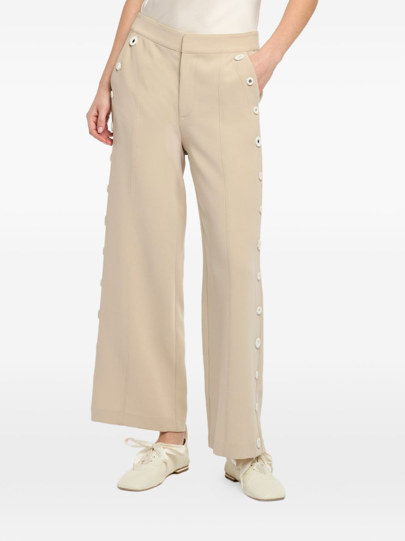 Gilliana crochet-detail trousers 3