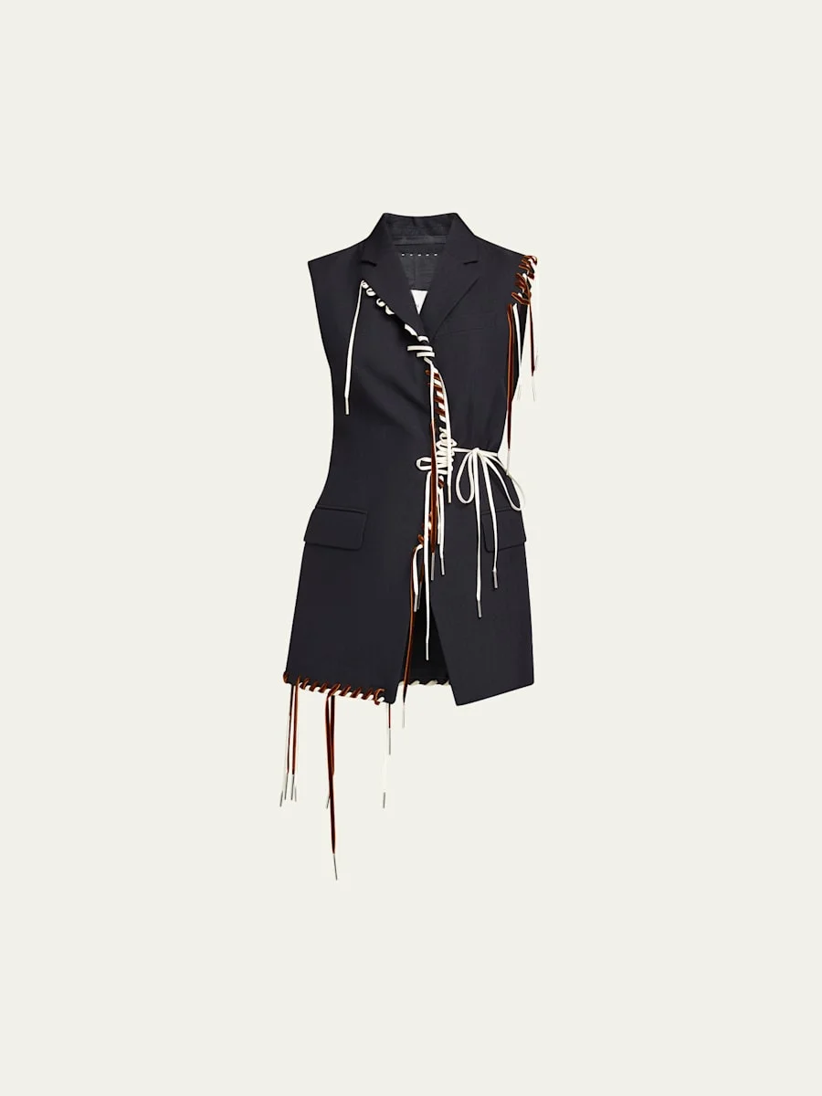 Bimbila Laced Tailored Vest - 1