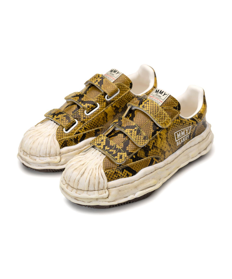 "BLAKEY" OG Sole Python Printed Leather Low-top Sneaker 34