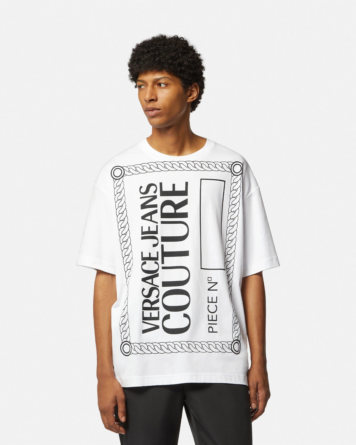 Piece Number Logo T-Shirt - 4