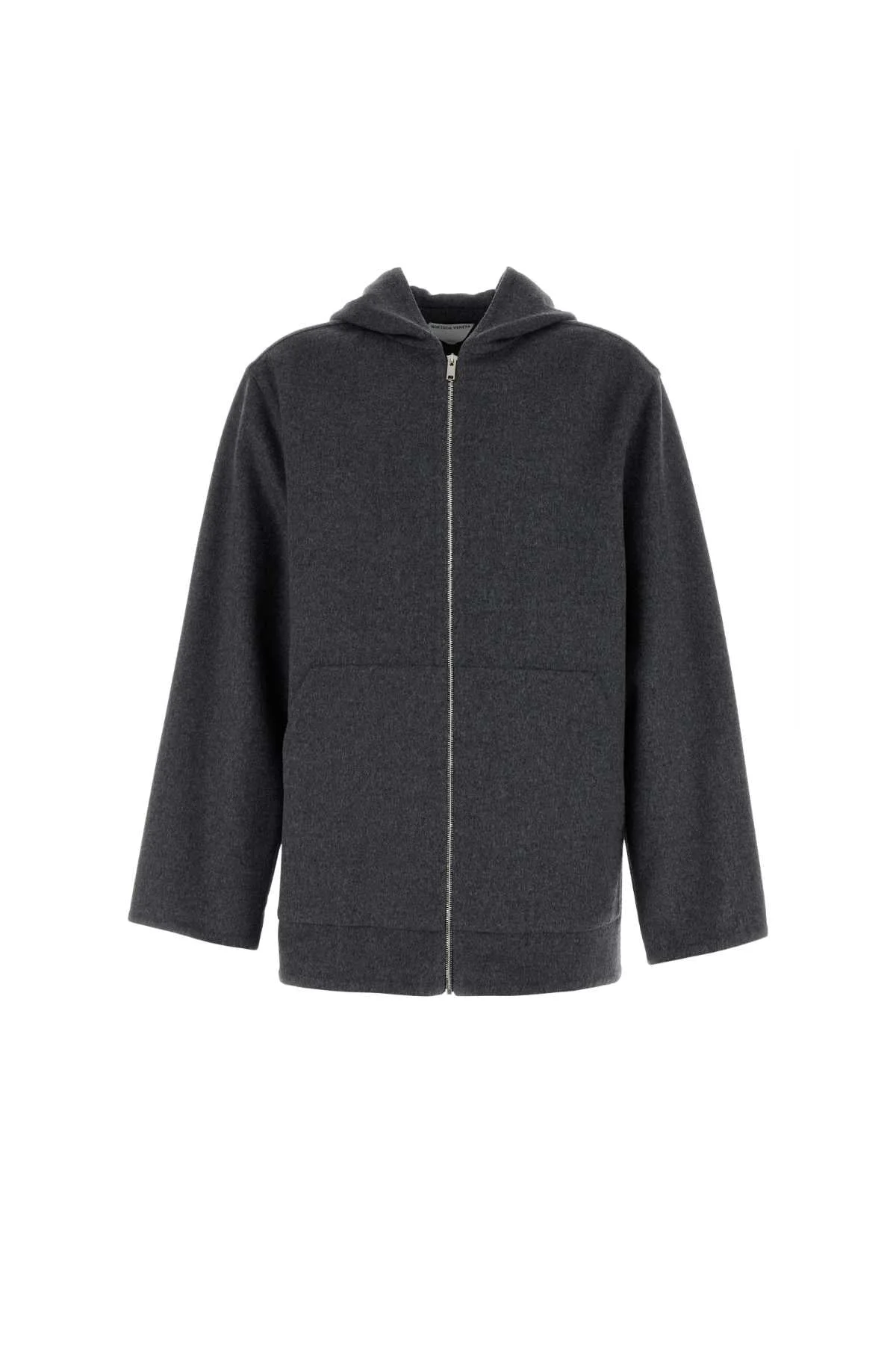 Bottega Veneta Men Dark Grey Wool Sweatshirt - 1