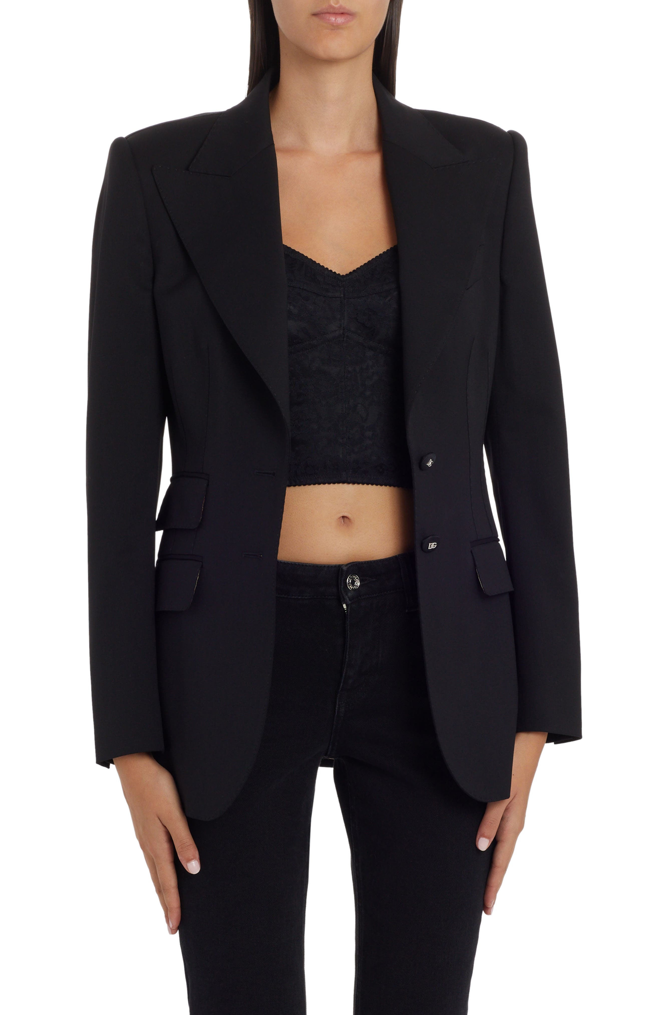 Turlington Stretch Wool Blazer - 1