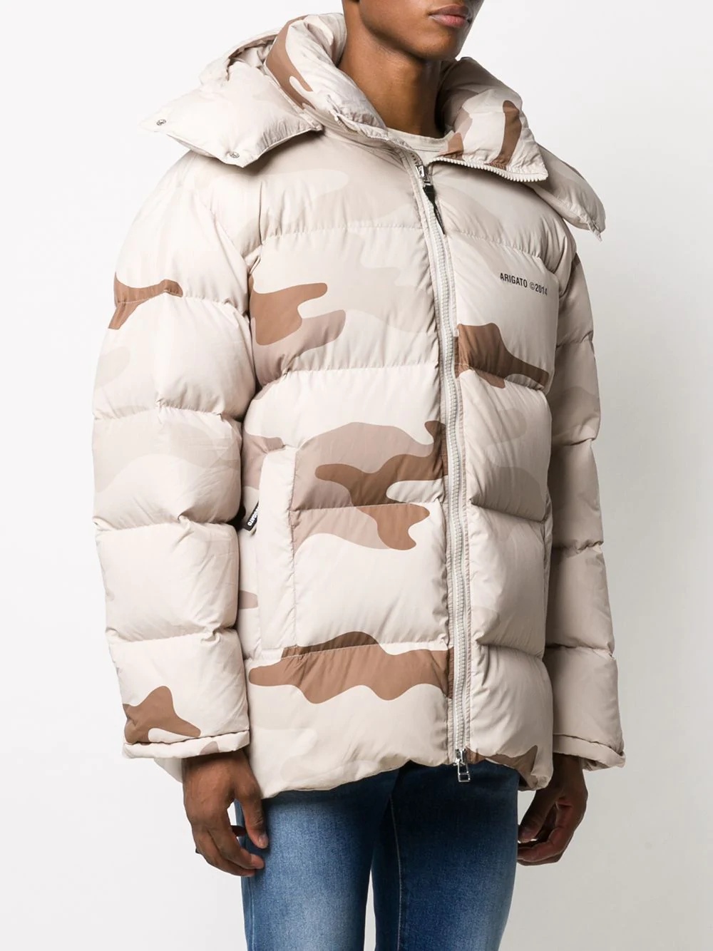 camouflage padded coat - 3