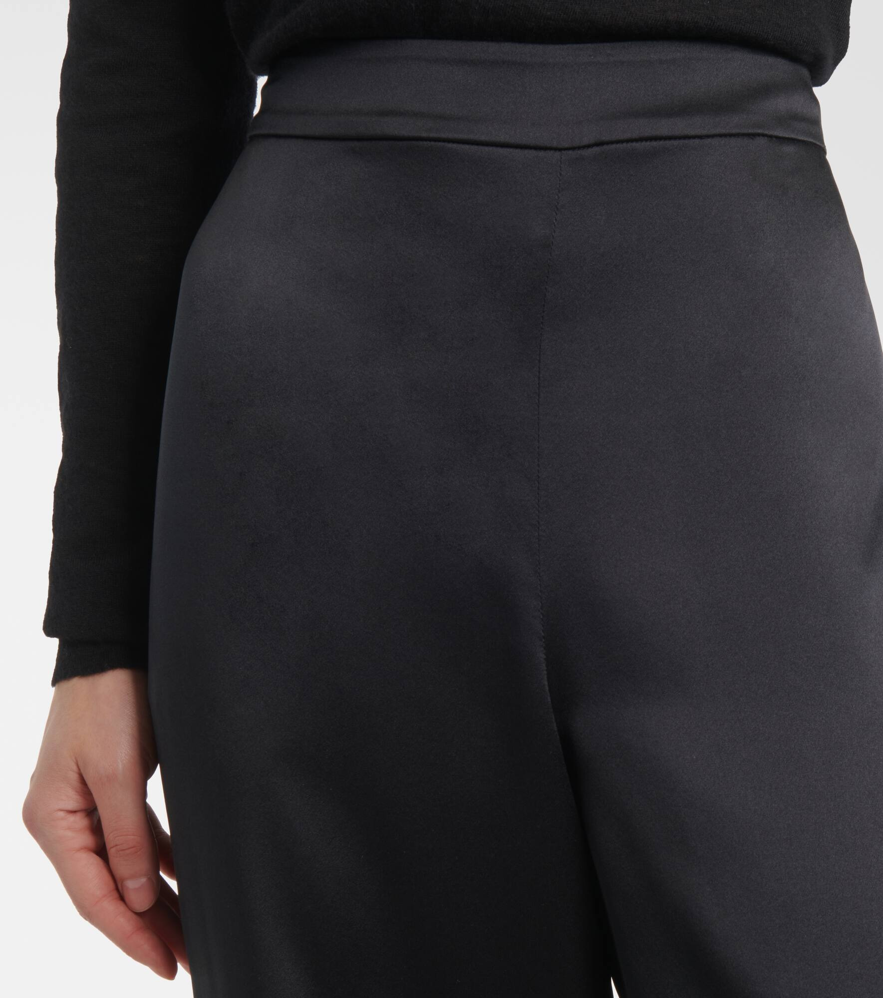 New Sahel silk straight pants - 4