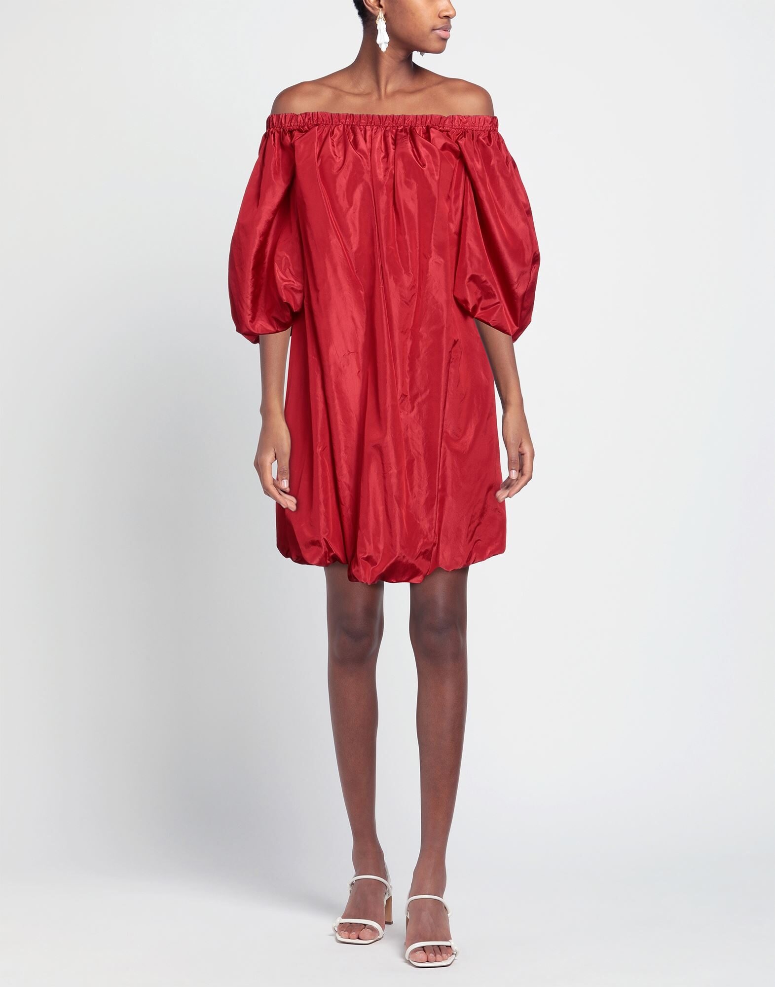 Red Women's Short Dress - 3