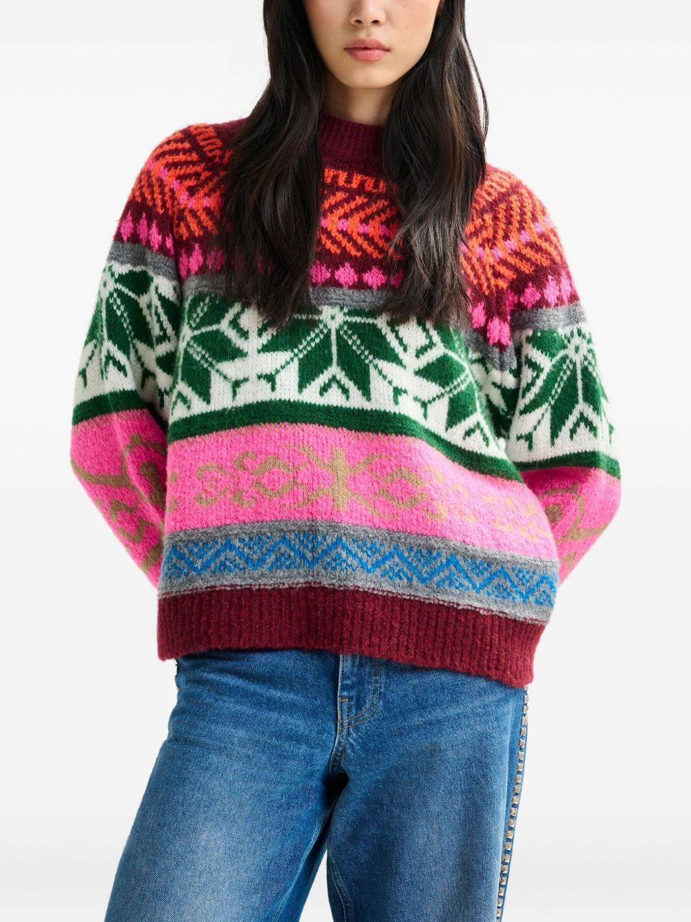 Irelando geomwtric-pattern sweater - 3