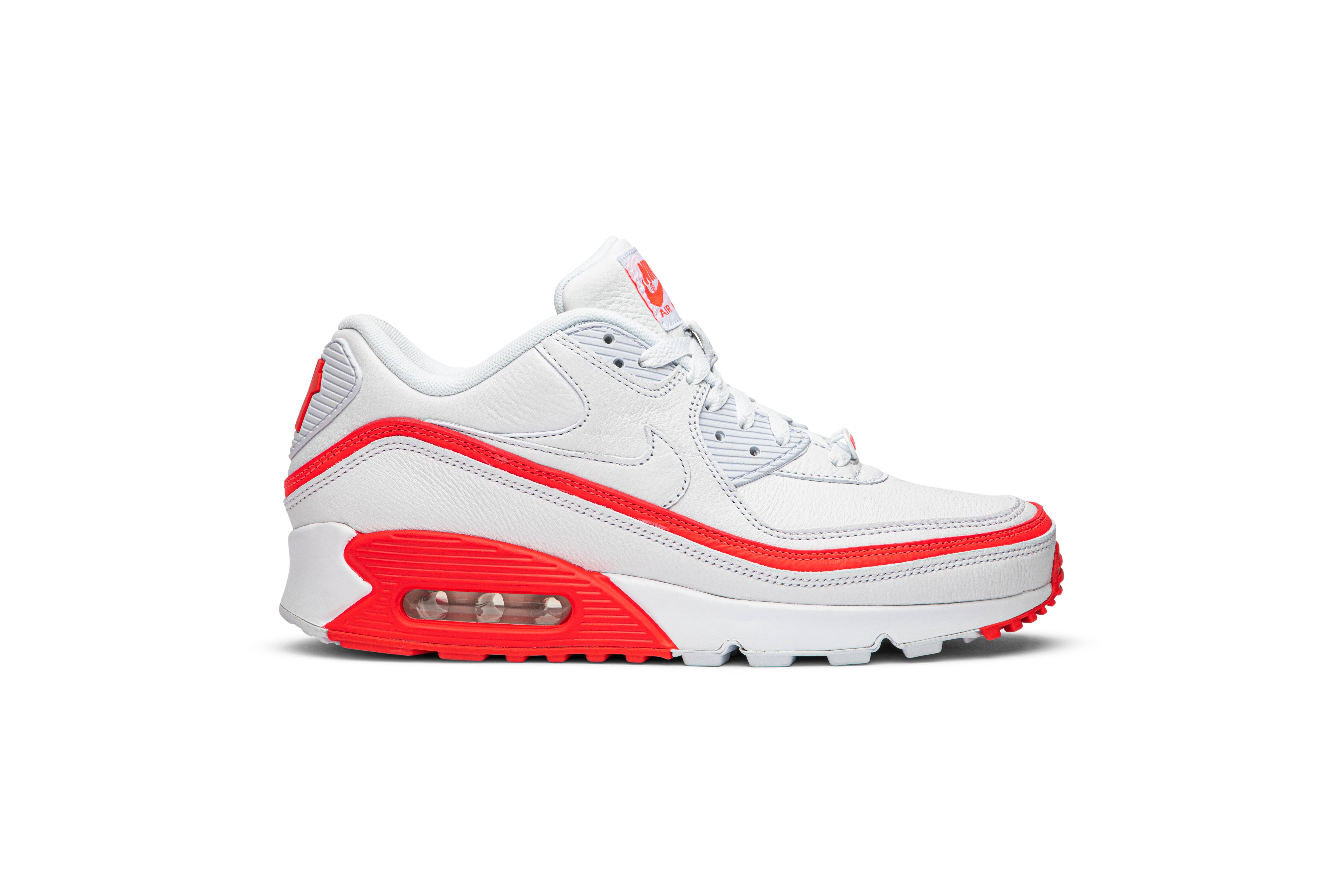 Undefeated x Air Max 90 'White Solar Red' - 1