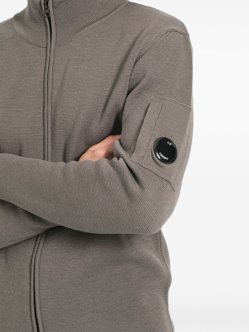 C.P. Company full-zip detail sweatshirt outlook