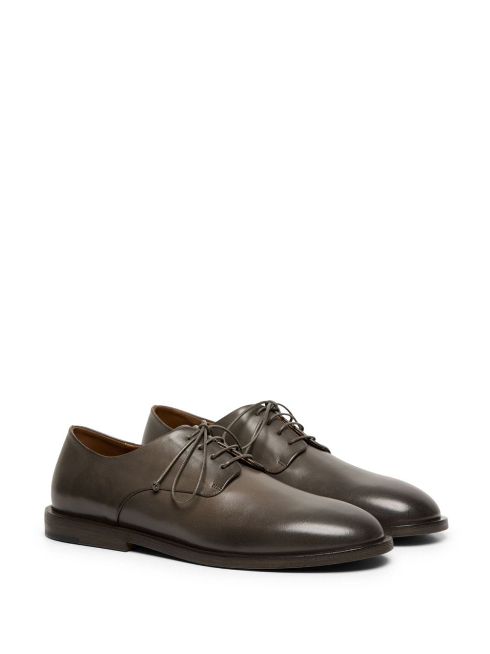 calf leather derby shoes - 2
