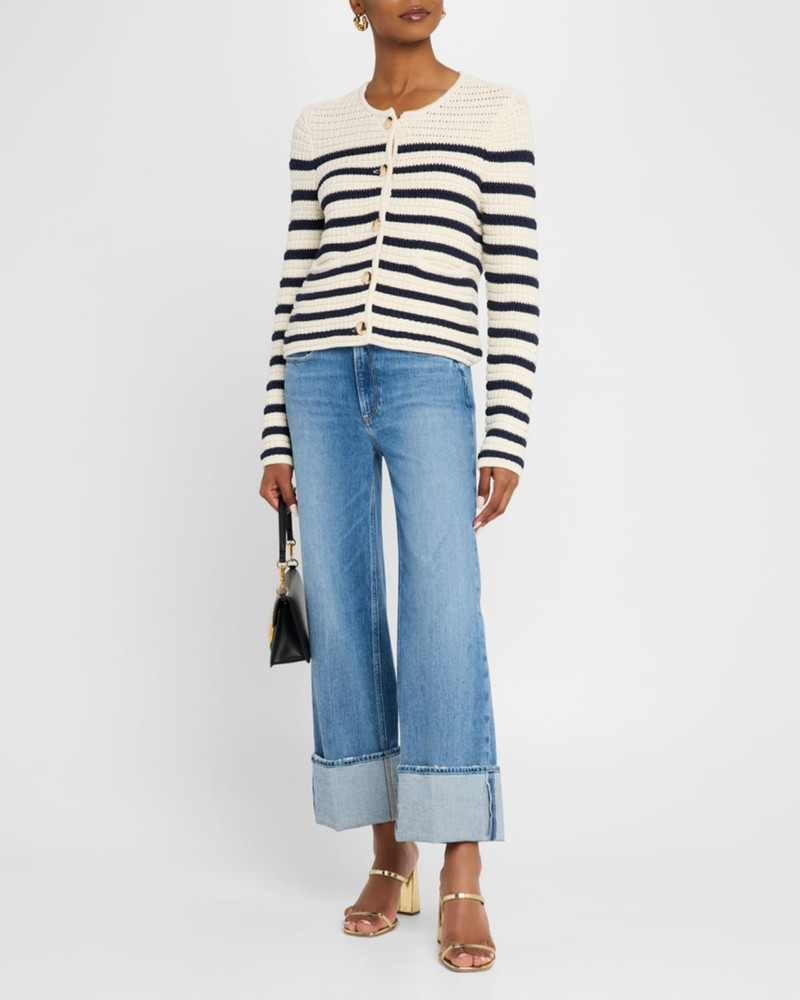PAIGE Oberon Stripe Cardigan outlook