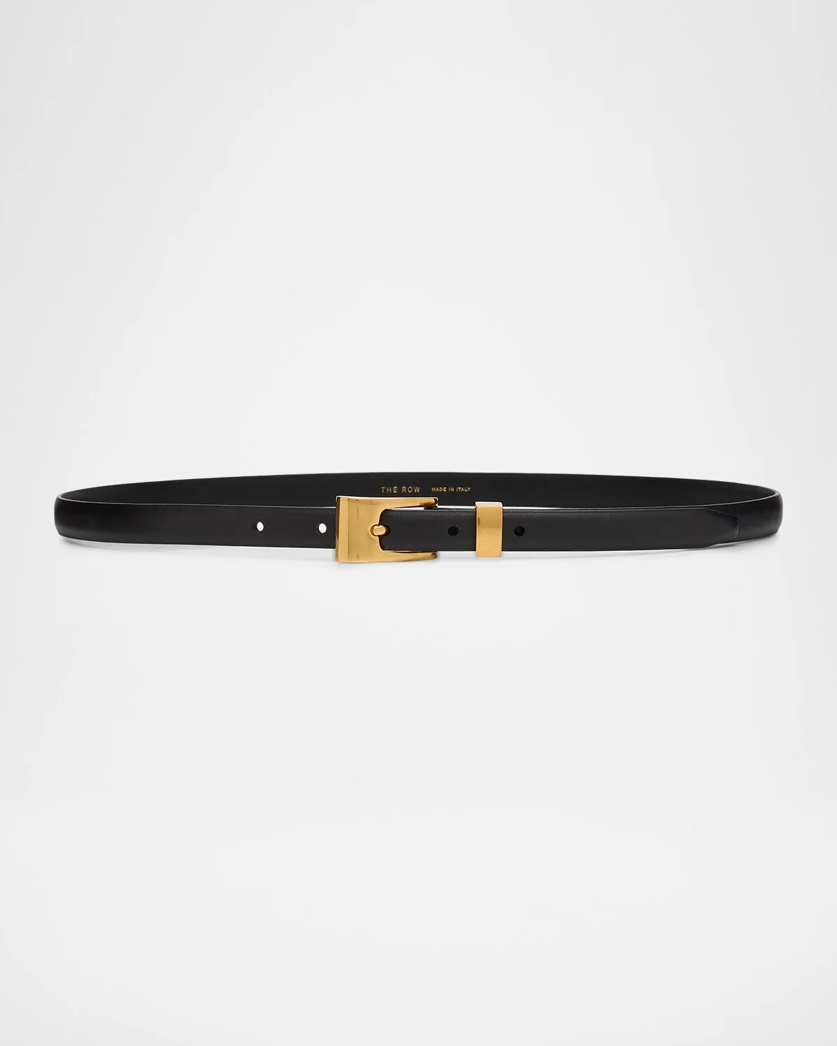 Downtown Leather Skinny Belt - 1