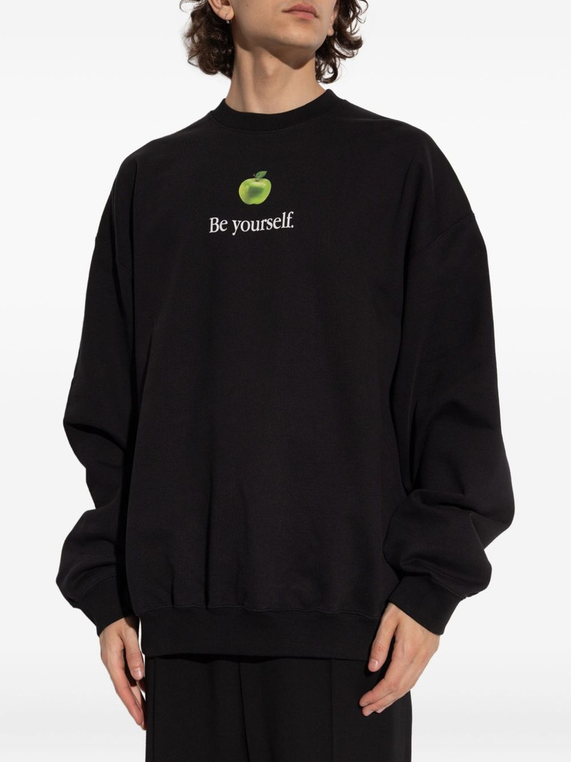 VETEMENTS apple-print sweatshirt outlook