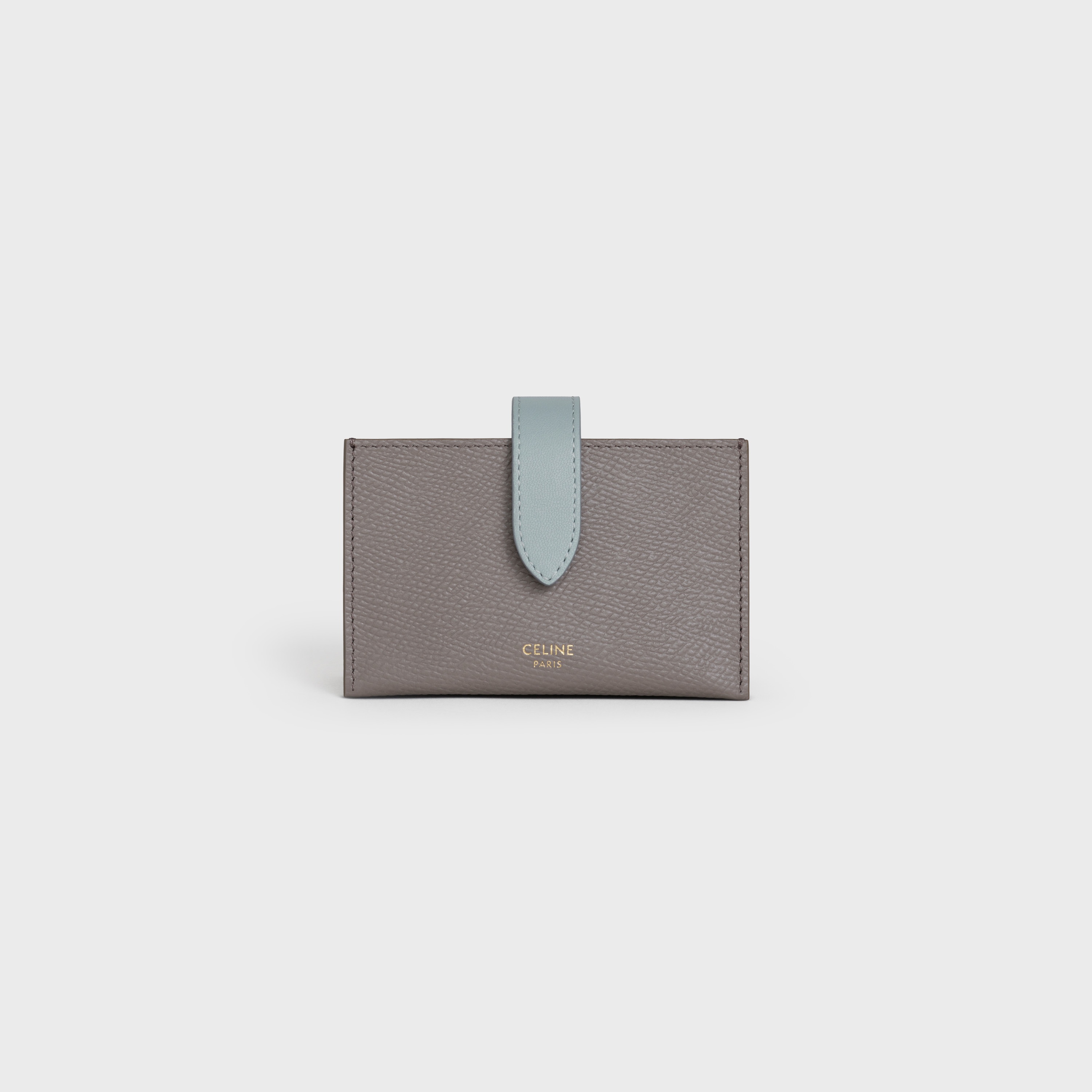 Accordeon card holder in Bicolour Grained Calfskin - 1