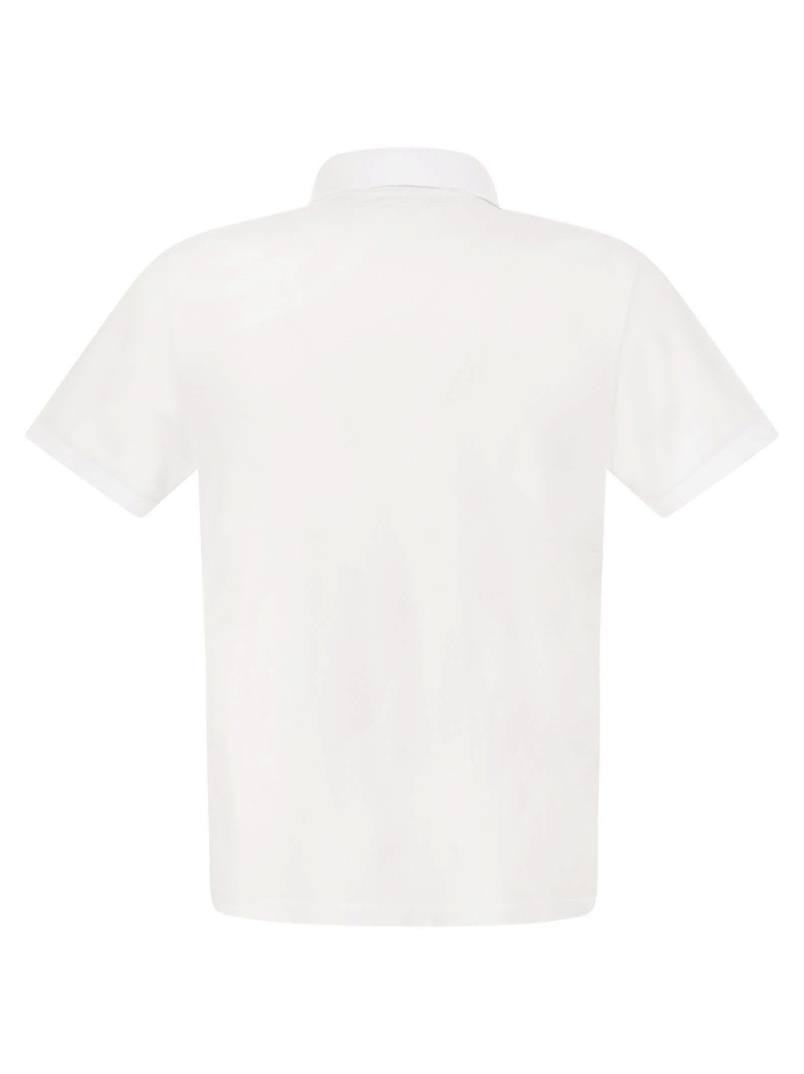 Stone Island Men Slim Cotton Polo Shirt - 2