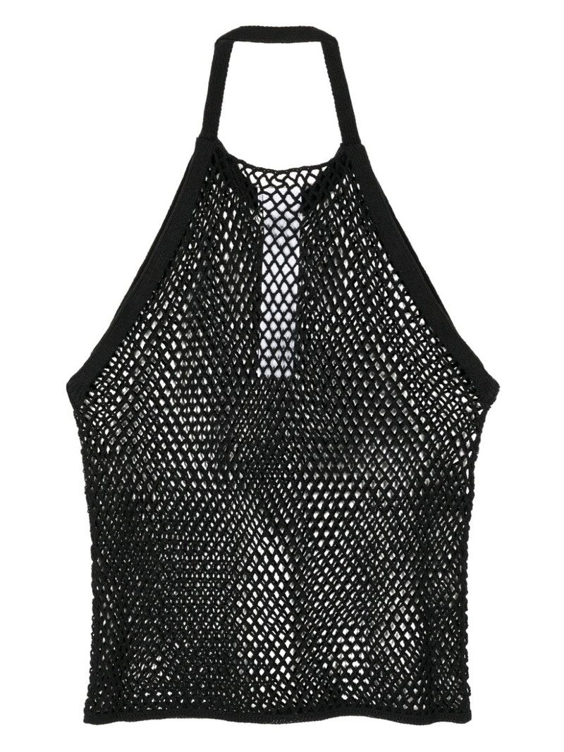 doublet halterneck mesh top outlook
