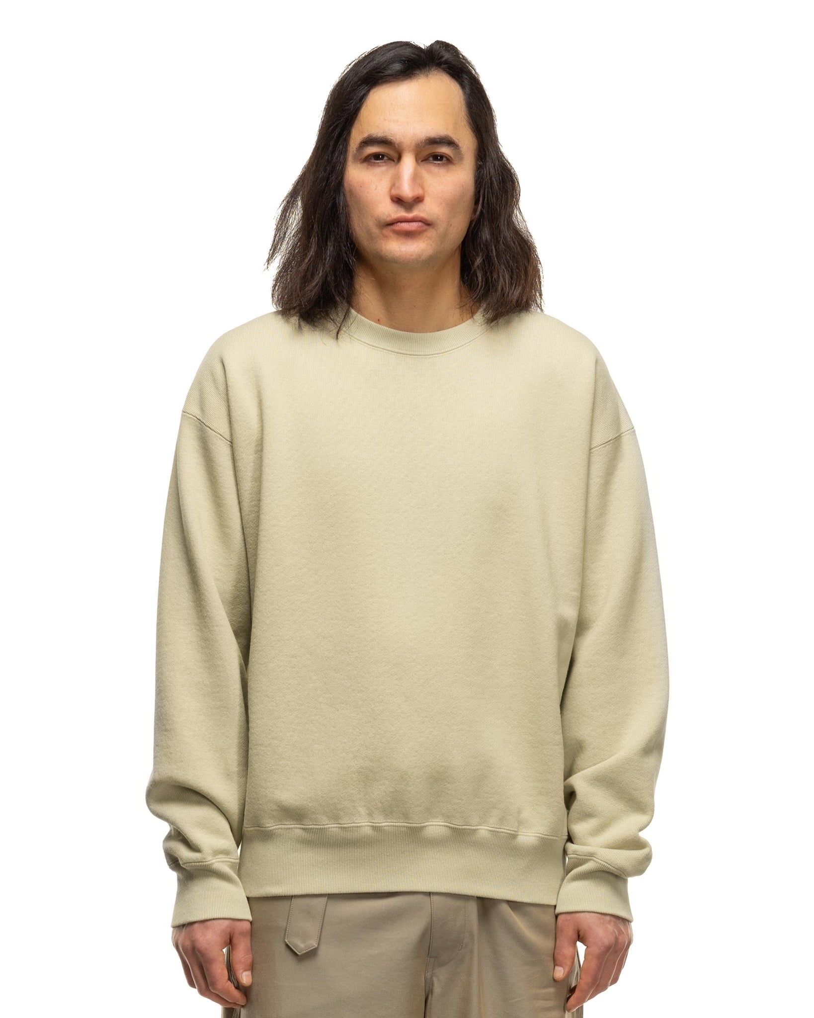 AURALEE Heavy Bd Sweat P/O Light Green | havenshop | REVERSIBLE