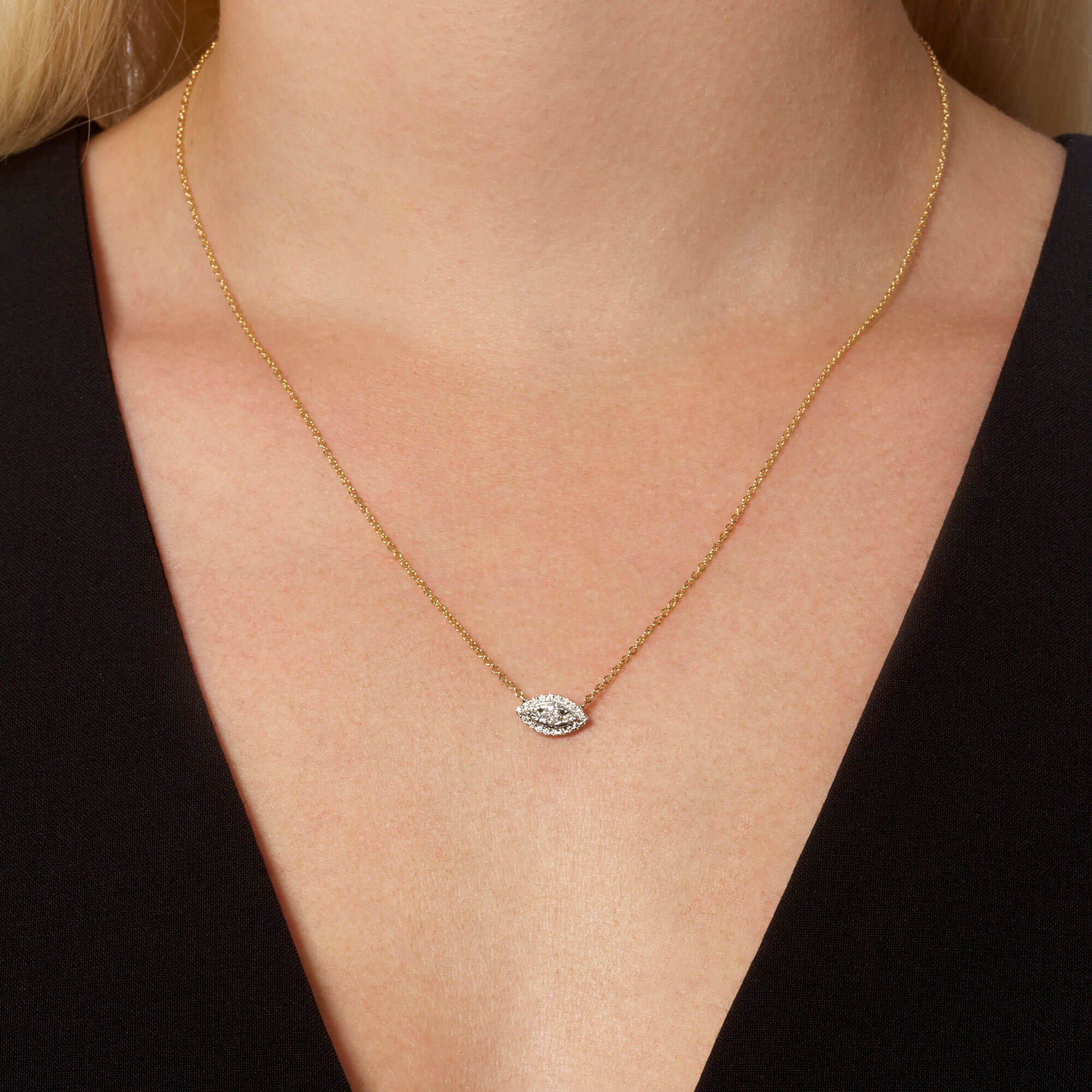 Diamond Muse Solitaire Necklace - 2