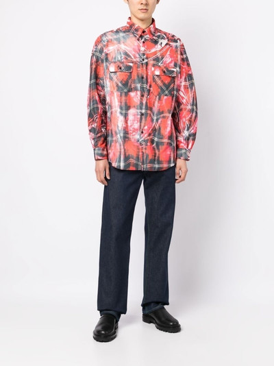 doublet Mirage check-pattern shirt outlook