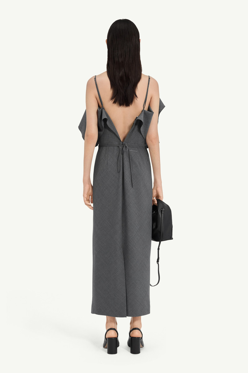Folded wool dress 3