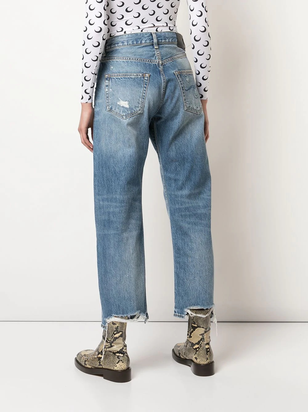 Bain mid rise boyfriend jeans - 4