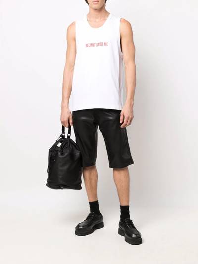 Helmut Lang logo tank top outlook