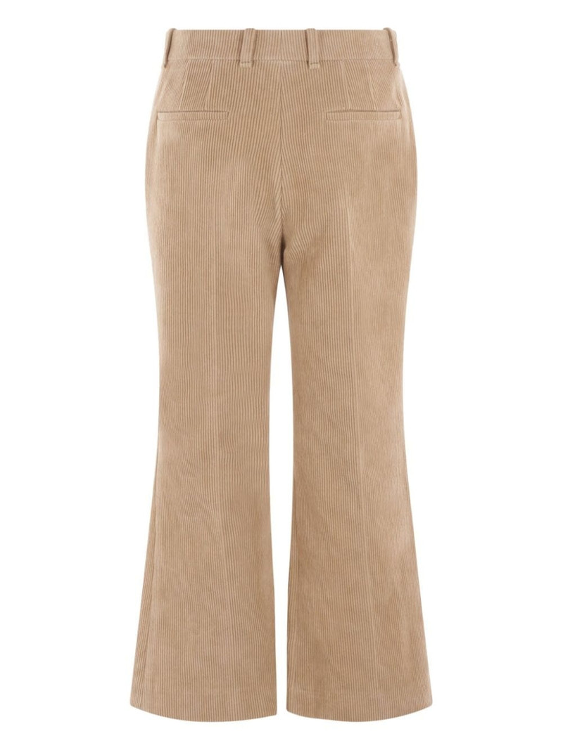 Chloé cropped corduroy trousers outlook