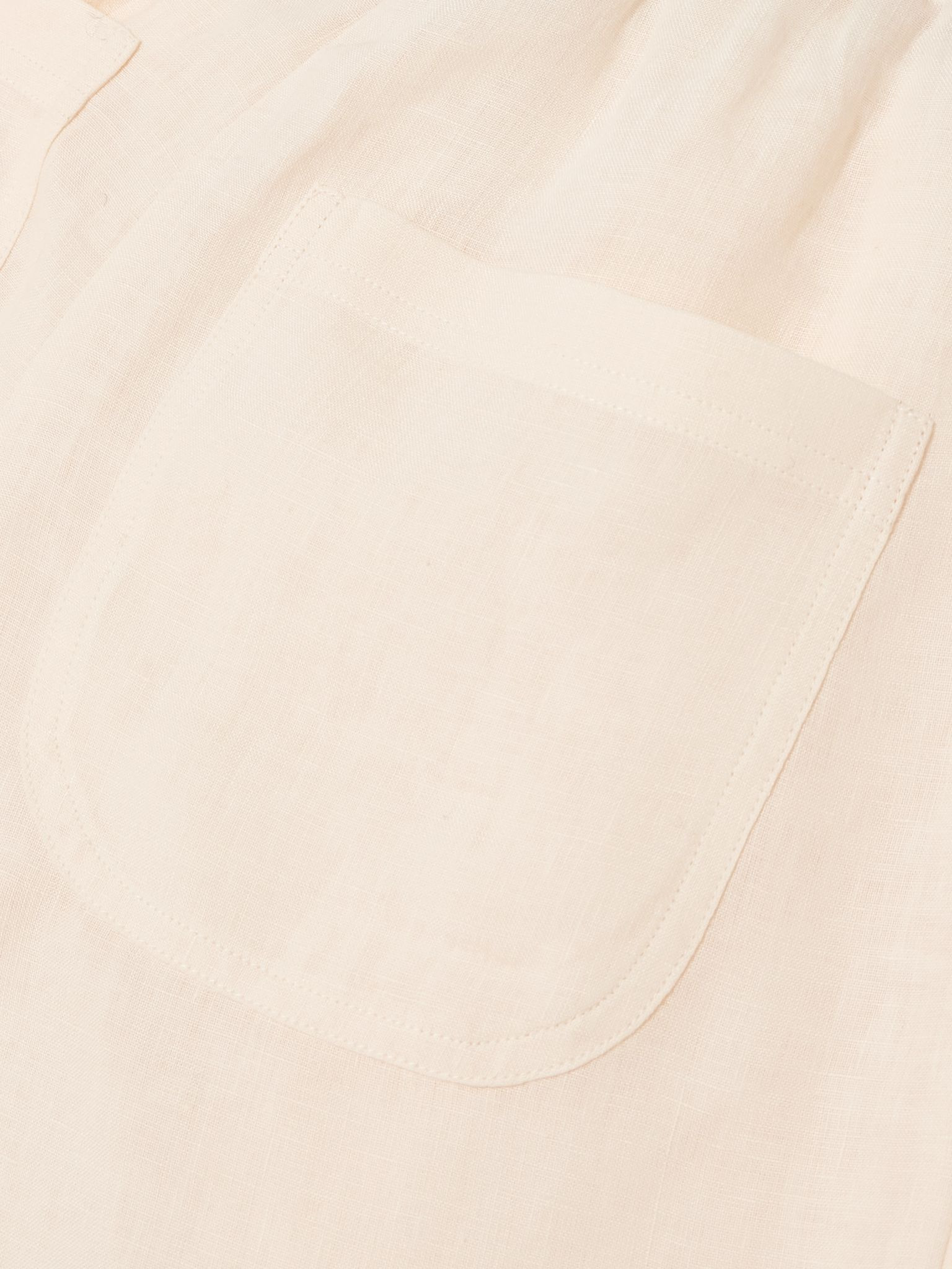 L'Intemporel Select linen wide-leg pants Beige - 4
