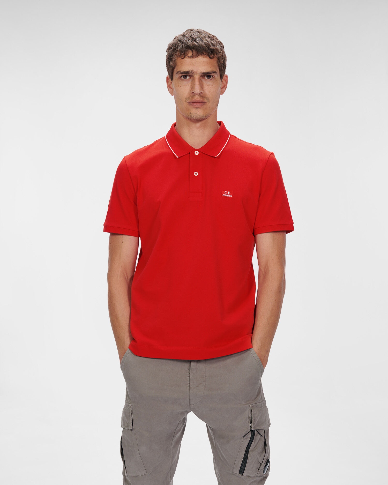C.P. Company Stretch Piquet Polo Shirt Slim Fit REVERSIBLE