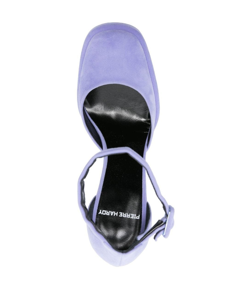 Sean 120mm suede platform pumps 4
