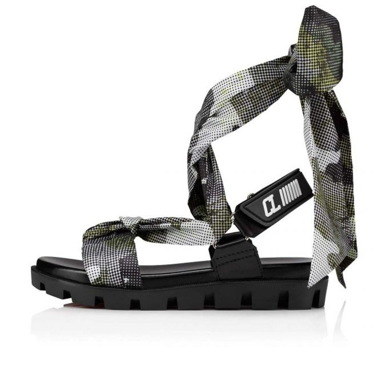 Christian Louboutin Lug Du Désert MULTI/BLACK/LIN BK outlook