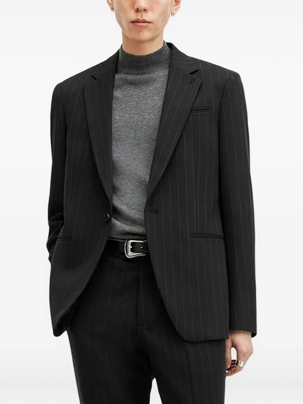 Heddon pinstripe single-breasted blazer - 1