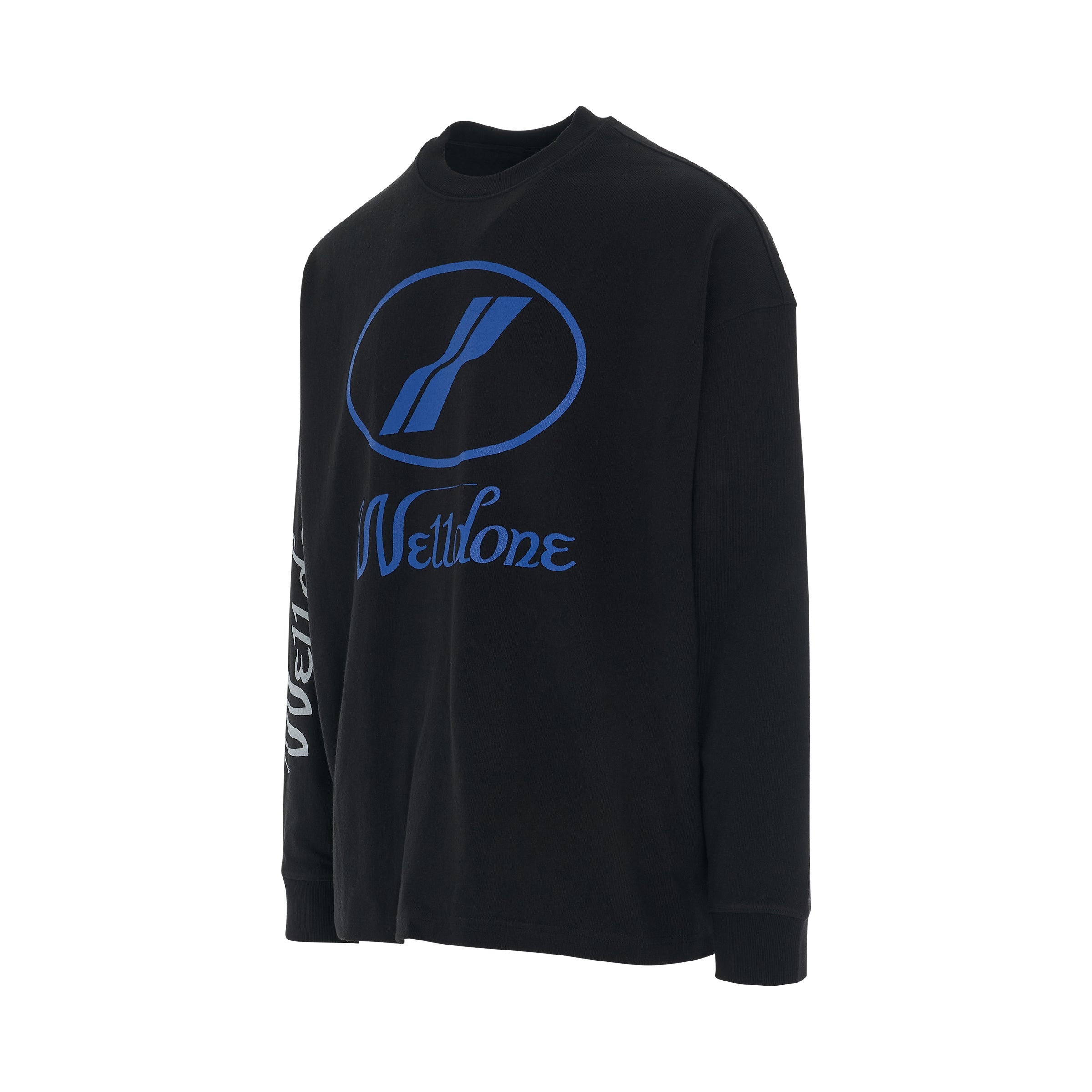 Logo Oversizes Sweatshirt in Black - 2