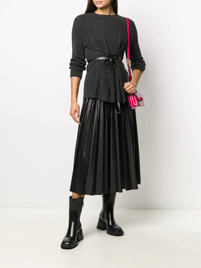 Valentino ribbon belted jumper outlook