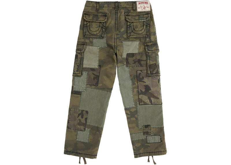 Supreme Supreme True Religion Patchwork Cargo Pant Woodland Camo outlook